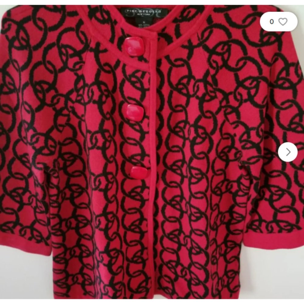 Red Vintage Cardigan